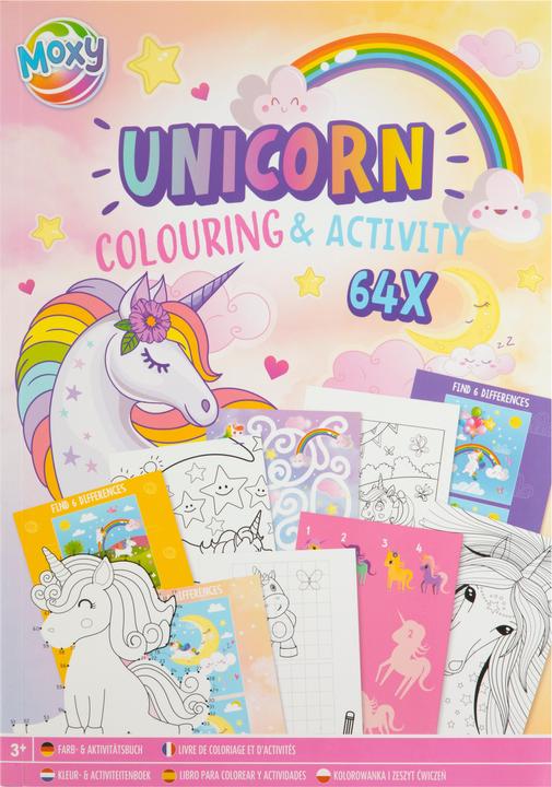 Grafix Unicorn Colouring and Activity Book