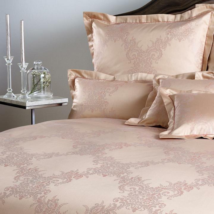 Produktbild Curt Bauer Mako-Brokat Damast Bettwäsche Sophia rosegold (Bettwäsche Set, 140 x 200 cm)