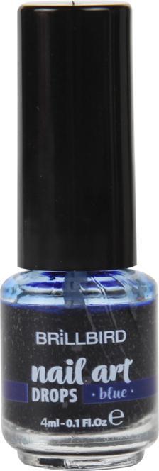 Immagine prodotto BrillBird Gocce per nail art blu 4ml (Blu, Smalto)