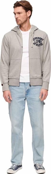 Immagine prodotto Superdry Giacca felpata Casual Vestibilità comoda Felpa con cappuccio atletica vintage con zip (M)