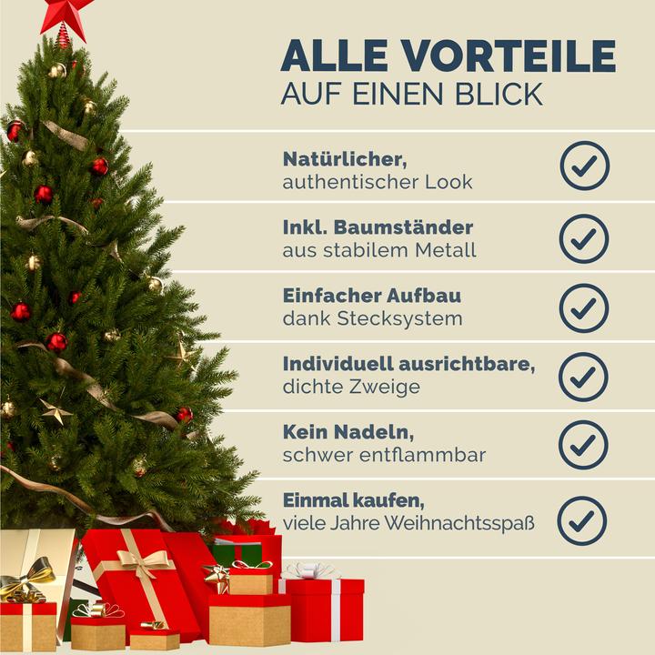 Image du produit Casaria Arbre de Noël (150 cm)