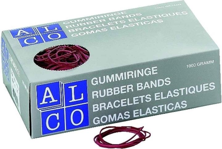 Image du produit Alco Anneau en caoutchouc 100mm Caoutchouc rouge 1.000 g/paquet. (1 pcs)