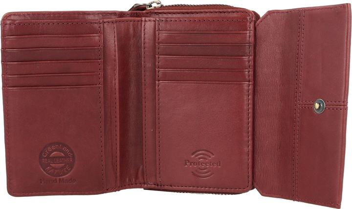 Actual product image Greenland Nature Nature Soft wallet RFID leather 13 cm
