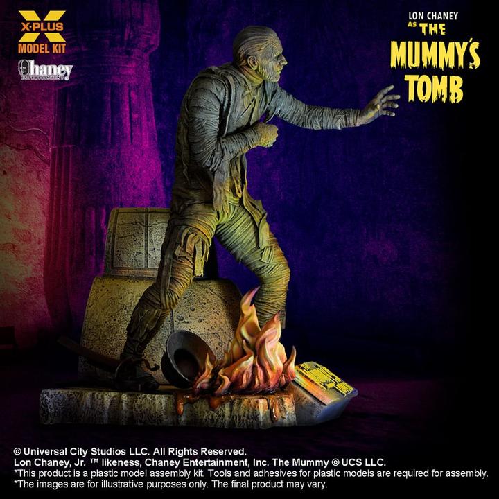 Produktbild X-Plus Das Grab der Mumie Plastic Model Kit 1/8 Lon Chaney Jr. as Mummy 23 cm