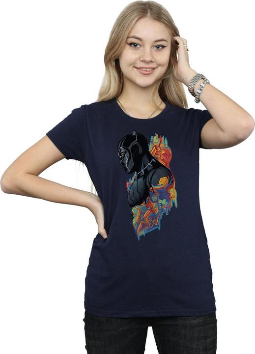 Produktbild Schwarzer Panther Profil TShirt aus Baumwolle (XXL)