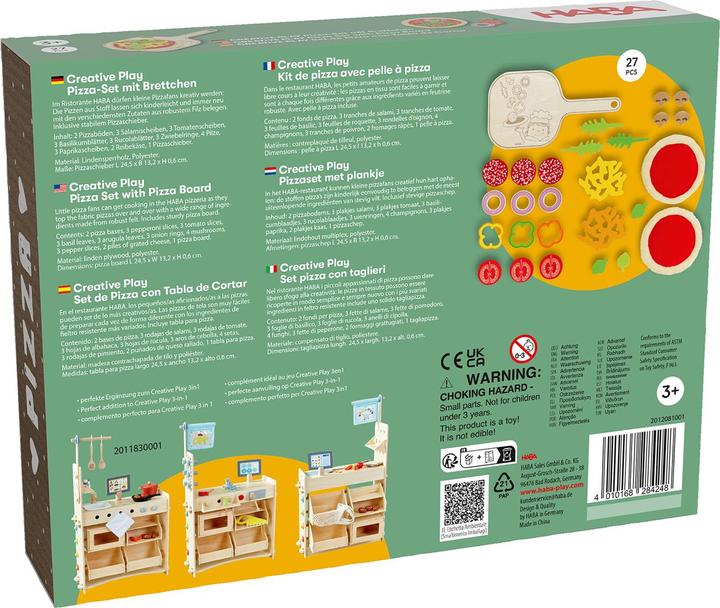 Produktbild Haba Creative Play Pizza-Set (MQ4)
