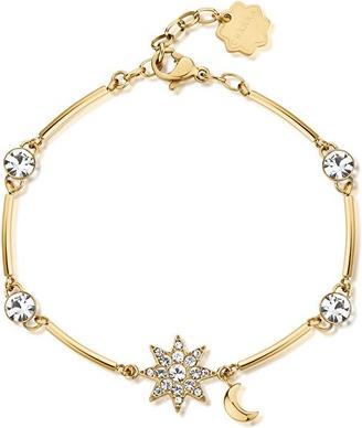Produktbild Brosway Timeless Gold Plated Bracelet Star With Chakra Crystals