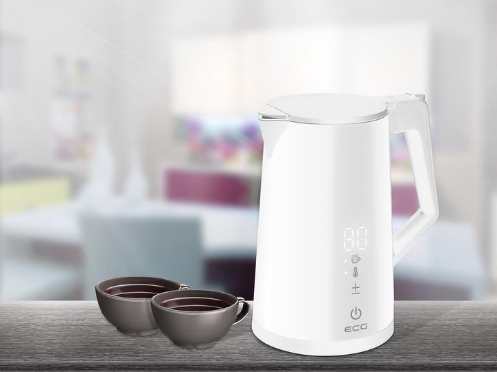 Actual product image ECG RK 1893 Digitouch electric kettle White (1.70 l)
