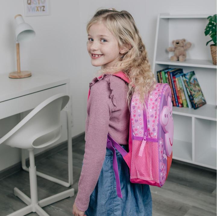 Actual product image Scooli Undercover Unisex Kid's 3D Backpack, Pink, One Size