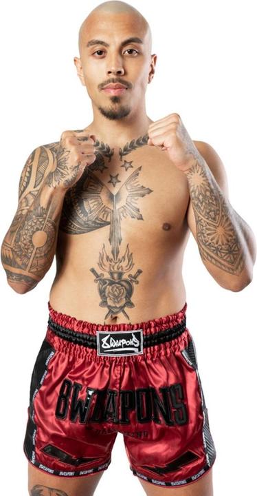 Produktbild 8Weapons 8 WEAPONS Muay Thai Shorts Carbon Red Dawn (XL)