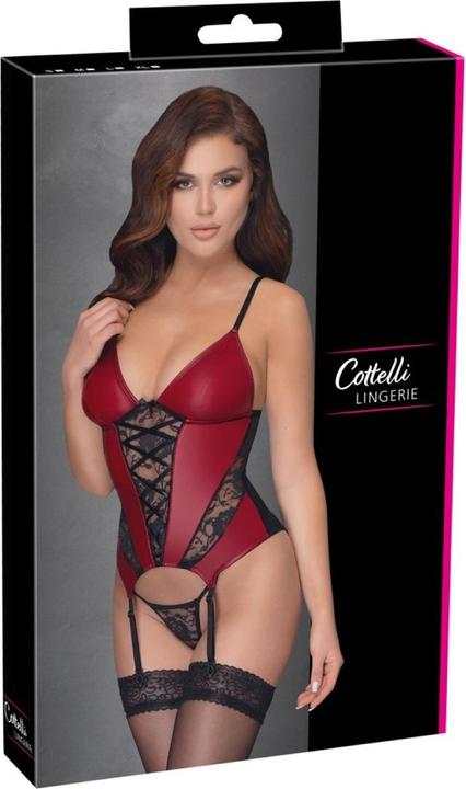 Produktbild Cottelli Collection Strapshemd rot/schwarz M (M)