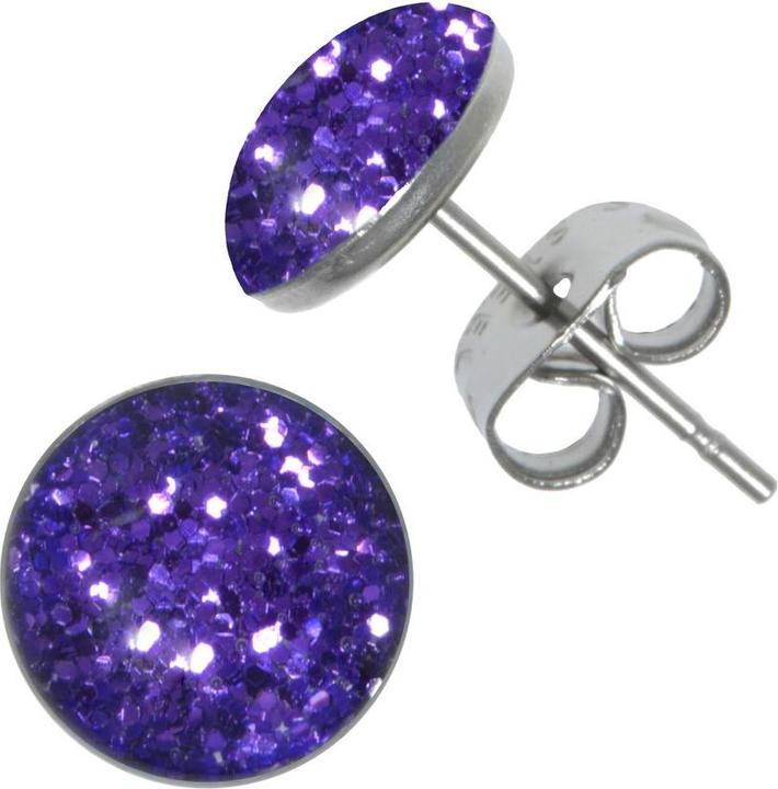 Image du produit Bijouteria Clous d'oreille (Acier inoxydable, Résine époxy)