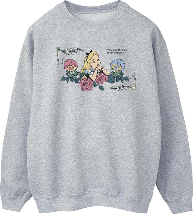 Disney Alice In Wonderland What Kind Of Garden Sweatshirt