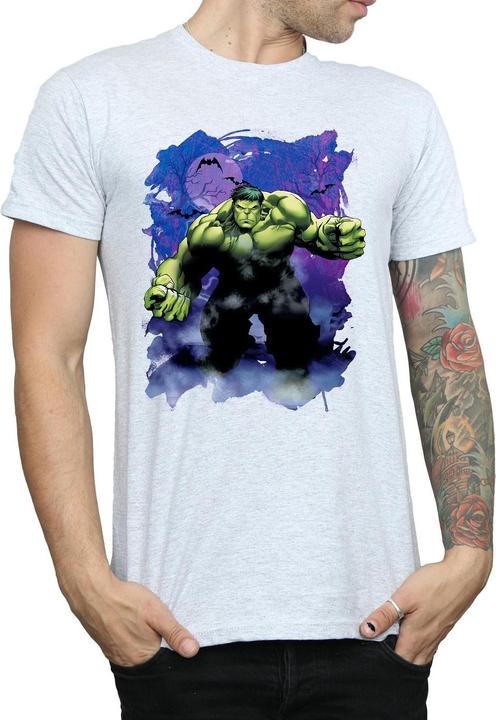 Actual product image Mens Hulk Halloween Spooky Forest T-Shirt (XXL)