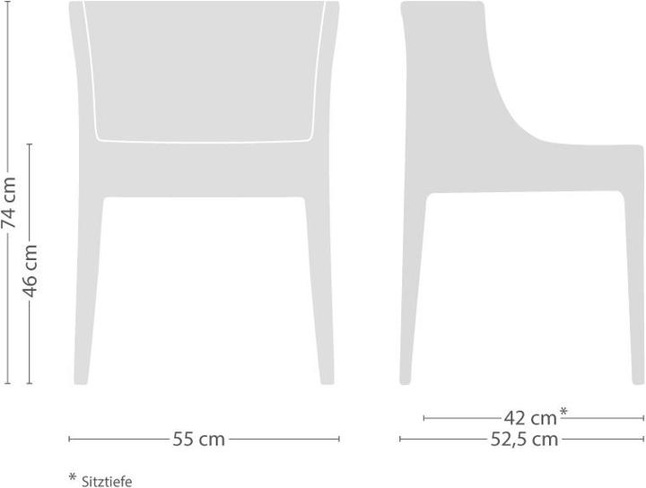Produktbild Kartell Mademoiselle Moschino Herzen