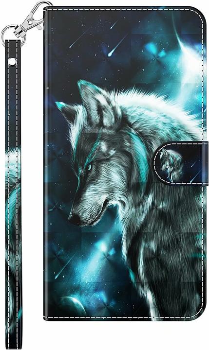 Image du produit PhoneLook Fourre 3D Flip Wolf Universe (Apple iPhone 15)