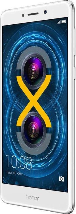 Actual product image Honor 6x (32 GB, Silver, 5.50", Hybrid Dual SIM, 12 Mpx, 4G)