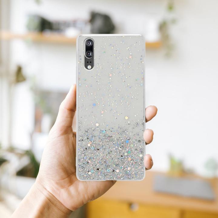 Actual product image Cadorabo TPU cover sparkling glitter (Cubot P20)