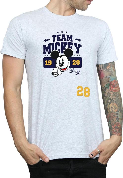 Immagine prodotto Disney Mickey Mouse Team Mickey Maglietta Uomo (XL)