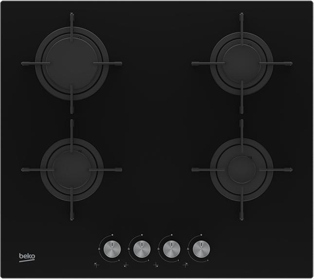 Image du produit Beko HILG 64220 S Table de cuisson Intégrée Table de cuisson à gaz 4 zone(s)