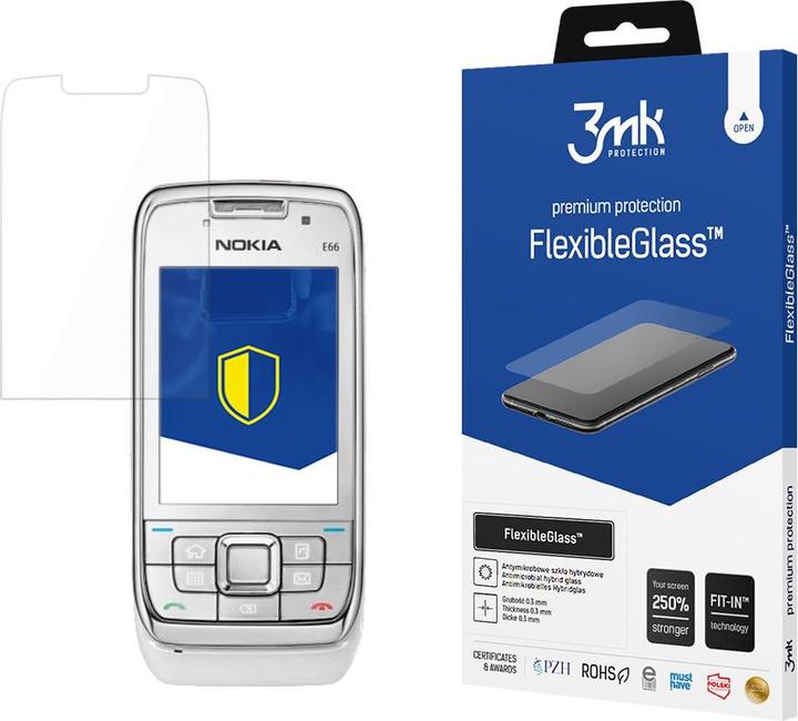 Actual product image 3MK Nokia E66 - FlexibleGlass™ (1 Piece, Nokia E66)