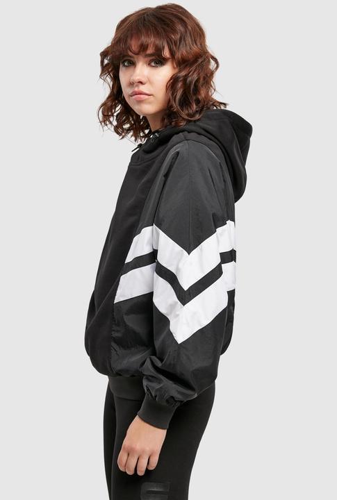 Produktbild Urban Classics Ladies Mix Crinkle Nylon Sweat Hoody (XS)