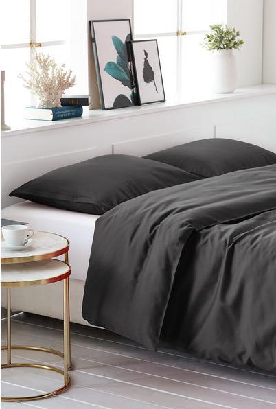 Actual product image Living Home Uni satin (Bedding set, 200 x 210 cm, 65 x 65 cm)