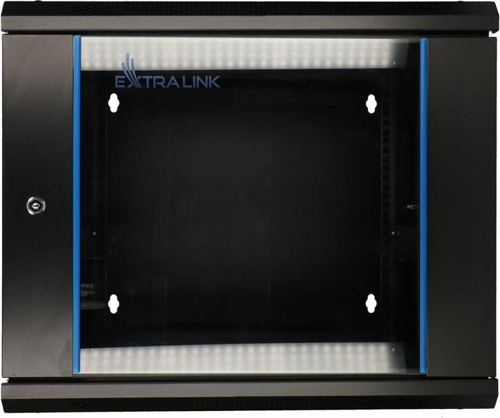Actual product image Extralink 9U 600mm rack cabinet black (9 RU, 19 inch rack)