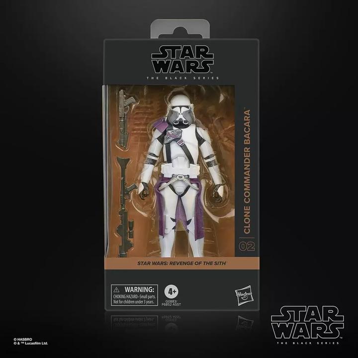 Immagine prodotto Hasbro Star Wars Episodio III Serie Nera Comandante Clone Bacara