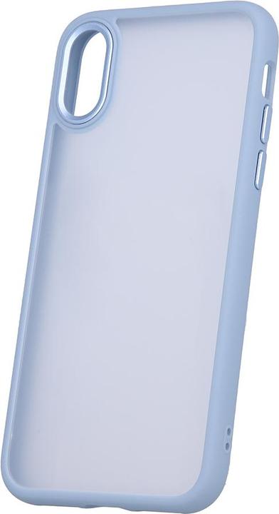 Produktbild OEM Satin Matt Tasche für iPhone X / XS blau (Apple iPhone XS, Apple iPhone X)