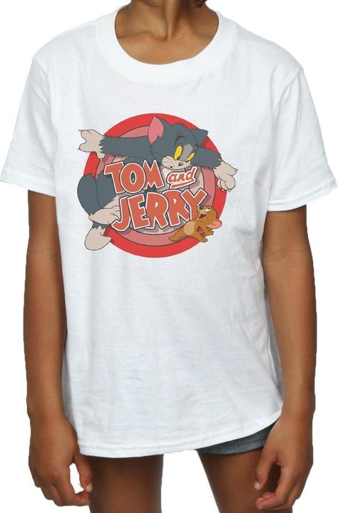 Tom & Jerry Mädchen Catch TShirt aus Baumwolle
