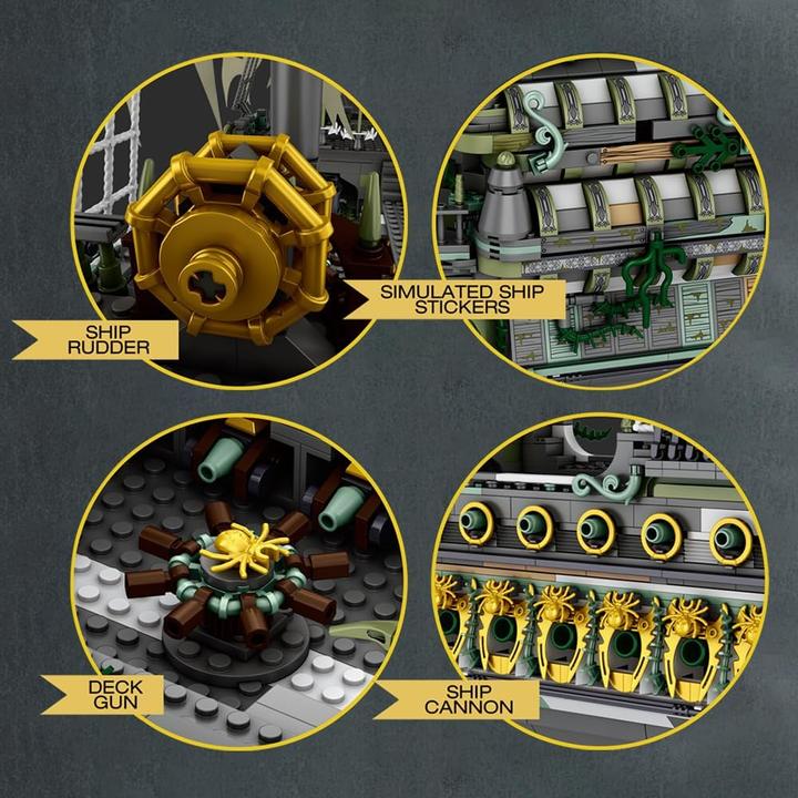 Actual product image ReoBrix The Flying Dutchman Big Ship
