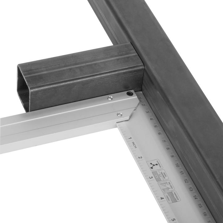 Actual product image Stahlwerk Aluminium stop bracket set of 3 400 mm locksmith's bracket | flat bracket