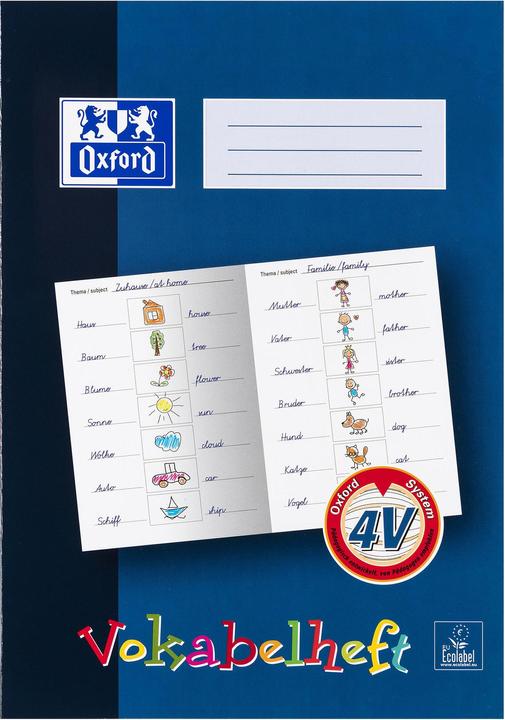 Actual product image Oxford Vocabulary book A4 (A4, Lined, Hardcover)