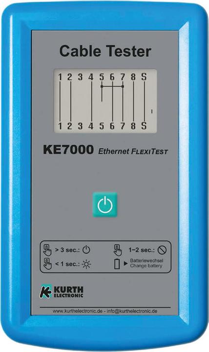 Image du produit Kurth KE7000 Testeur de câbles UTP/STP