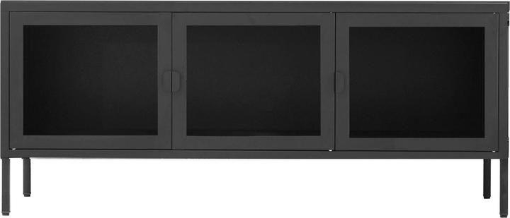 Image du produit House Nordic Banc TV Brisbane Acier, Verre (130 x 40 x 55 cm)