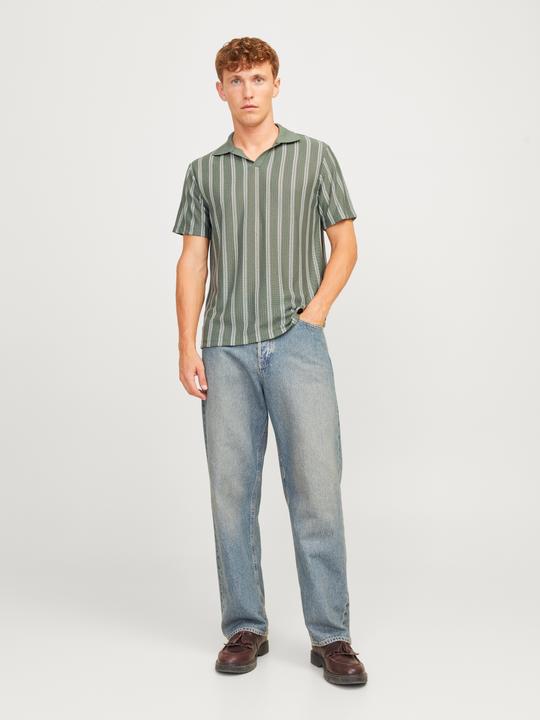 Produktbild Jack & Jones Gestreift Resort Kragen T-shirt T-shirt (S)