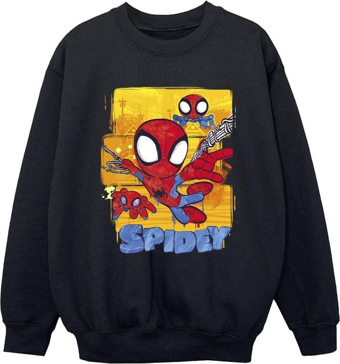 Actual product image Boys Spidey And His Amazing Friends Flying Sweatshirt (104)