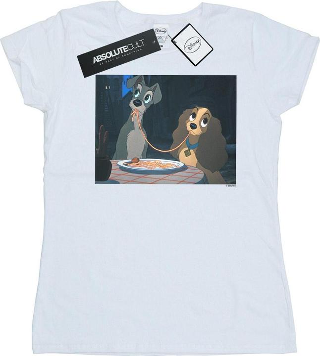Immagine prodotto Disney Lady And The Tramp Spaghetti Slurp Maglietta Donna (S)