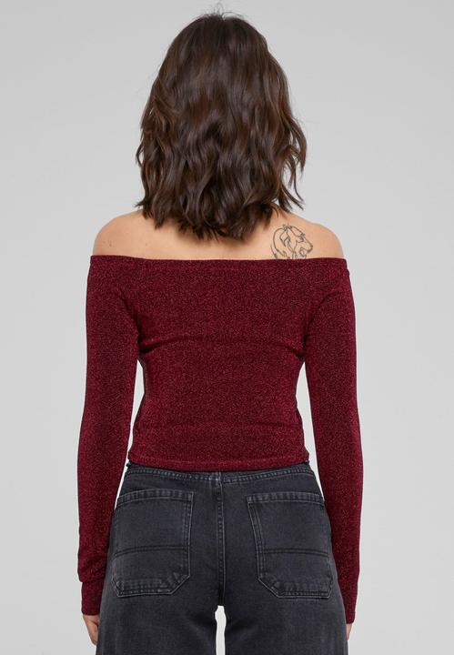 Immagine prodotto Urban Classics Ladies Off Shoulder Glitter Longsleeve (4XL)