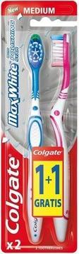 Colgate Max White Medium Zahnbürste - sortierte Farben