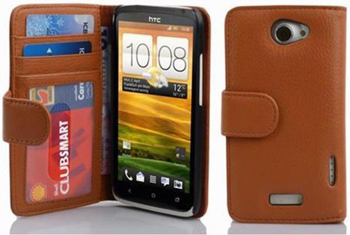 Produktbild Cadorabo Book mit 3 Kartenfächer Cover (HTC One X+)