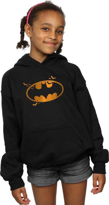 Immagine prodotto Batman Halloween Logo Felpa con Cappuccio Ragazze (152, 158)