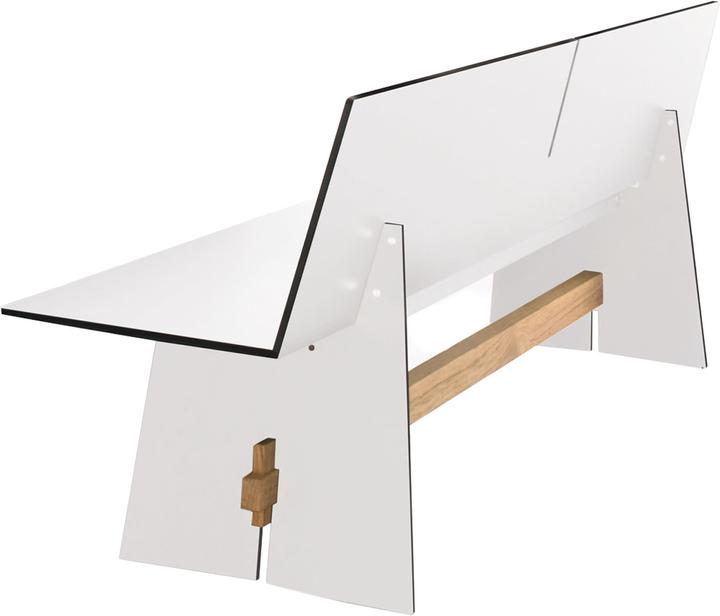 Image du produit Conmoto Tension Banc avec dossier HPL (220 cm)