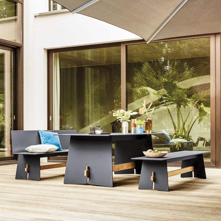 Image du produit Conmoto Tension Banc avec dossier HPL (220 cm)