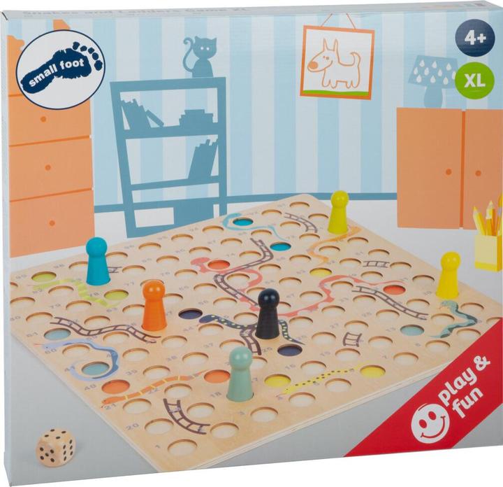Image du produit small foot Jeu des serpents et des échelles XL (Anglais, Allemand, Français, Italien)