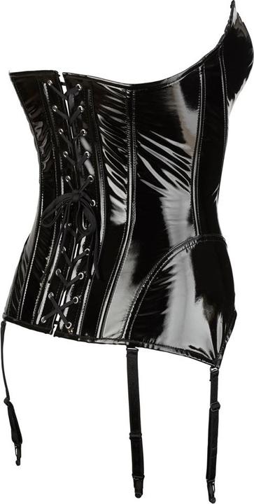 Actual product image Black Level Vinyl Corsage L (L)