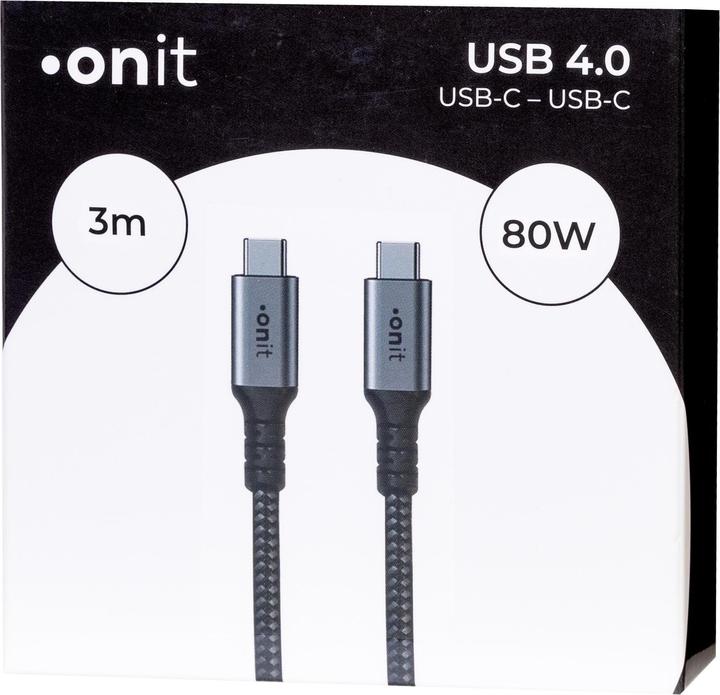 Image du produit Onit USB C – USB C (3 m, USB 4.0)
