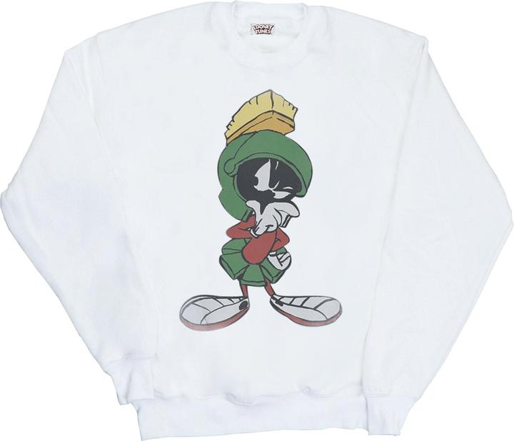 Actual product image Looney Tunes Mens Marvin The Martian Pose Sweatshirt (XL)