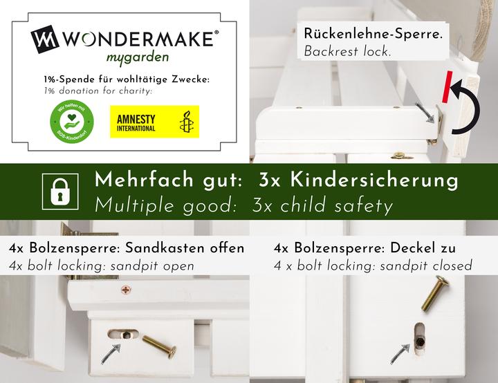 Actual product image Wondermake Arena1 with benches and cover